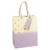 Geschenktüte Stern/Verlauf, Flieder/creme, 18 X 23 Cm