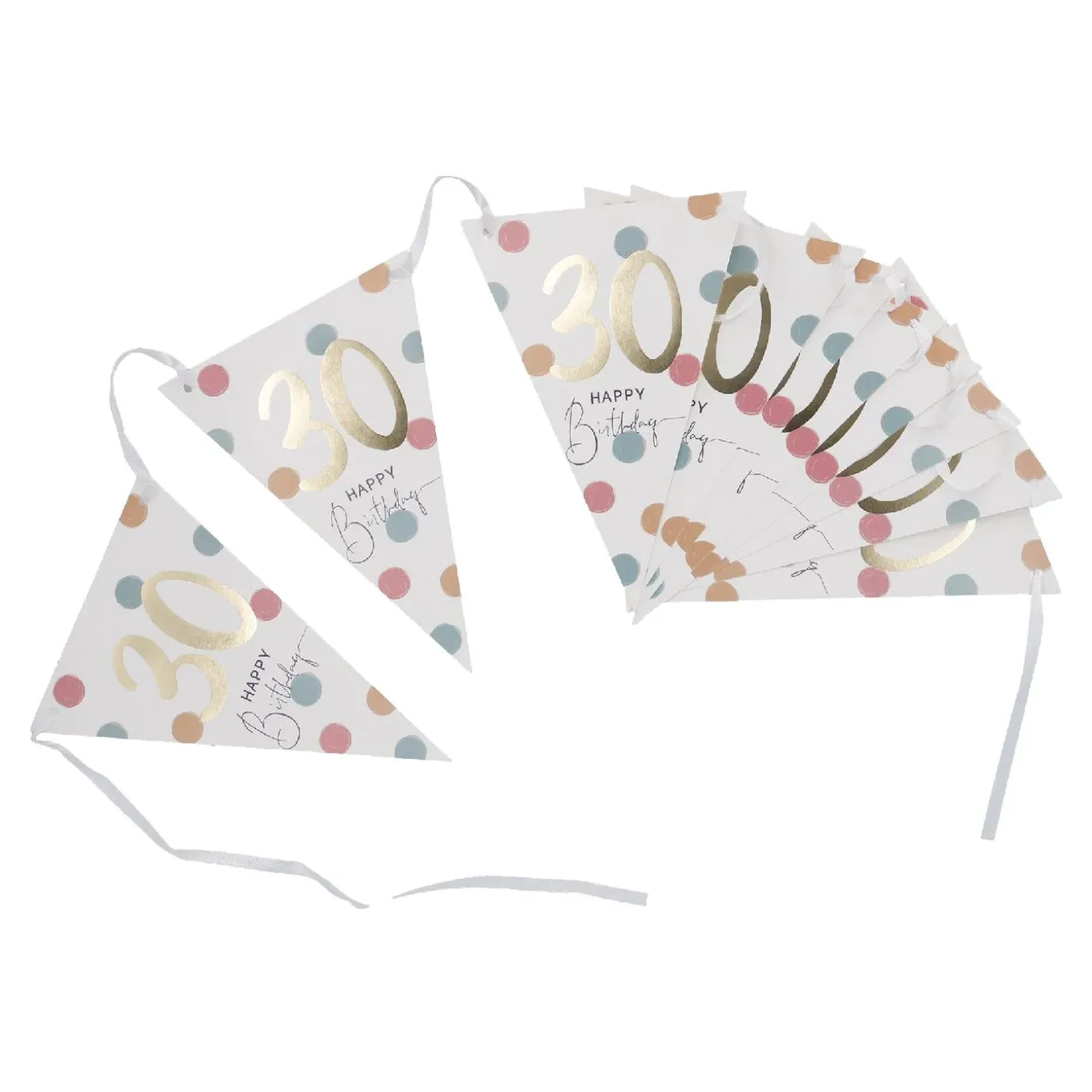 Girlande Geburtstag, 30, 300 Cm