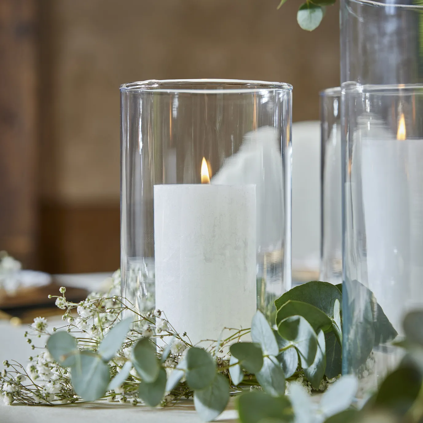 Glas-Vase Zylinder, 11 X 20 Cm