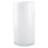 Glas-Vase Zylinder/Opal, Weiß, 12 X 24 Cm