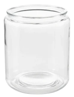 Glas-Windlicht Zylinder, Dick, 18 X 20 Cm