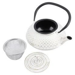 Gusseisen Teekanne, Weiß