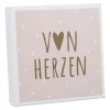 Gutscheinbox Von Herzen/rosa, 11 X 11 Cm