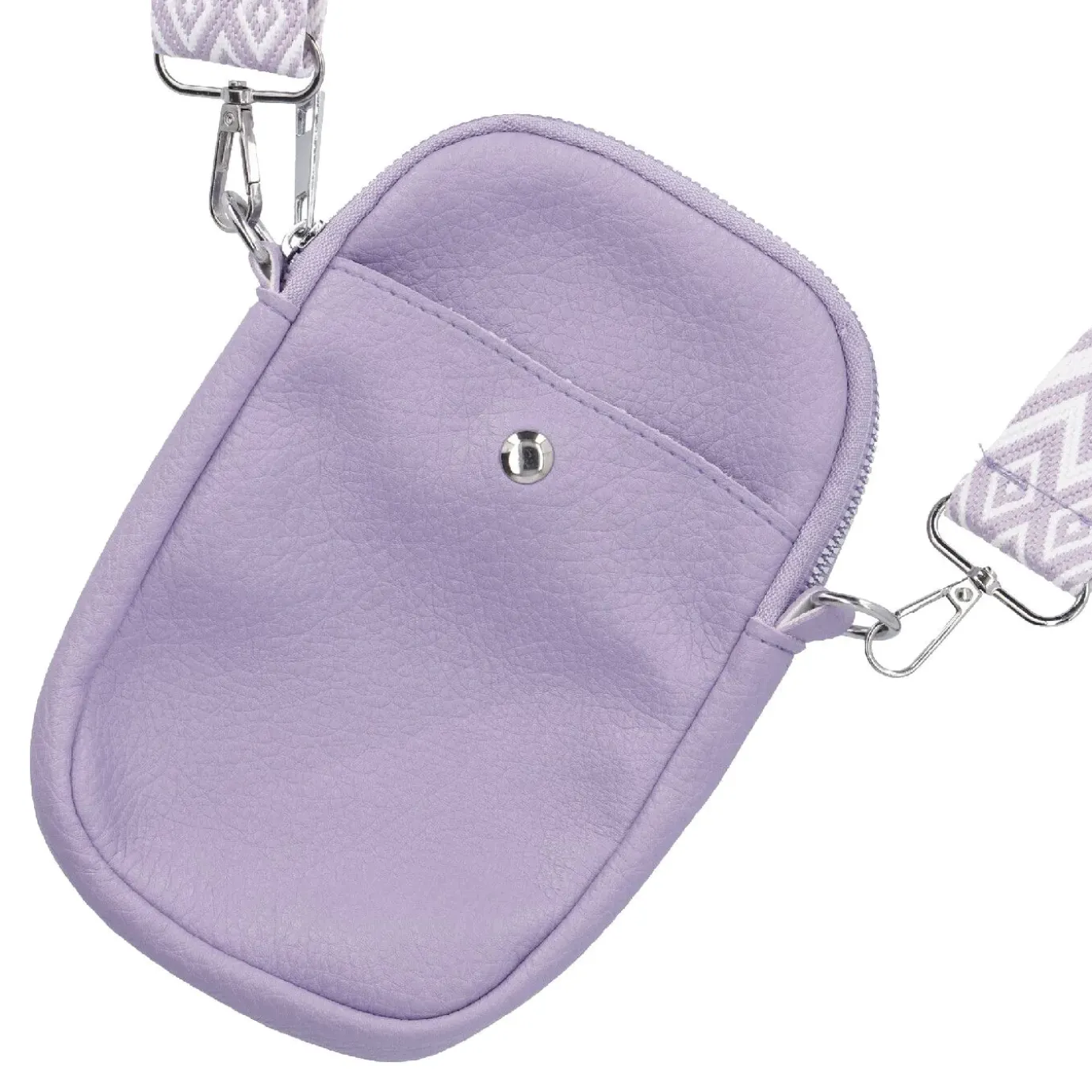 Handytasche Riemen, Flieder, 18 Cm