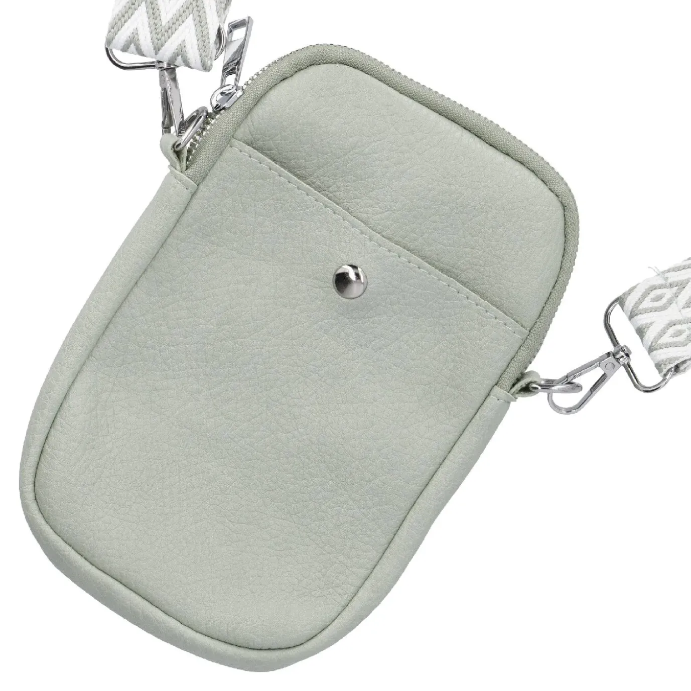 Handytasche Riemen, Grün, 18 Cm