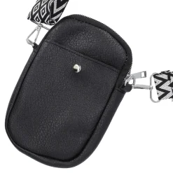 Handytasche Riemen, Schwarz, 18 Cm