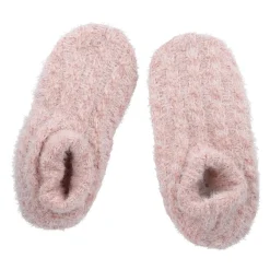 Hausschuhe Antirutsch, Altrosa, Größe 35-38