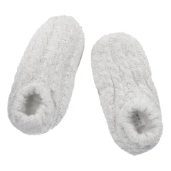 Hausschuhe Antirutsch, Grau, Größe 39-42