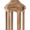 Holzlaterne Katmandu, Braun, Höhe 48 Cm