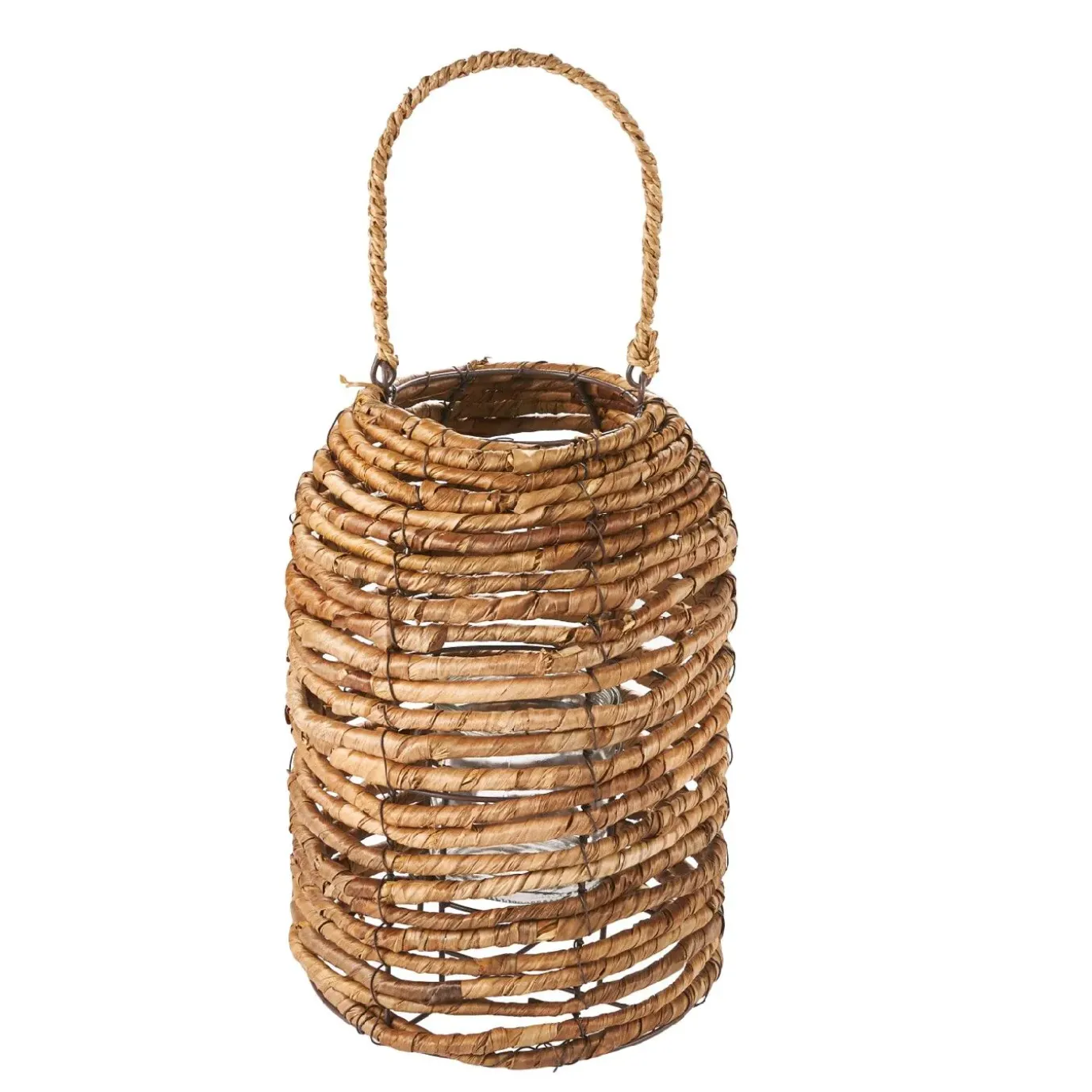 Holz-Laterne Linxi, Natur, 32 Cm