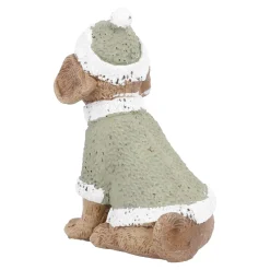 Hund Mit Mütze, Pullover/sitzend, 10 Cm