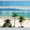 Jumboposter Beach Window View, Nr. 23