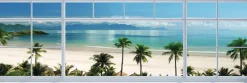 Jumboposter Beach Window View, Nr. 23