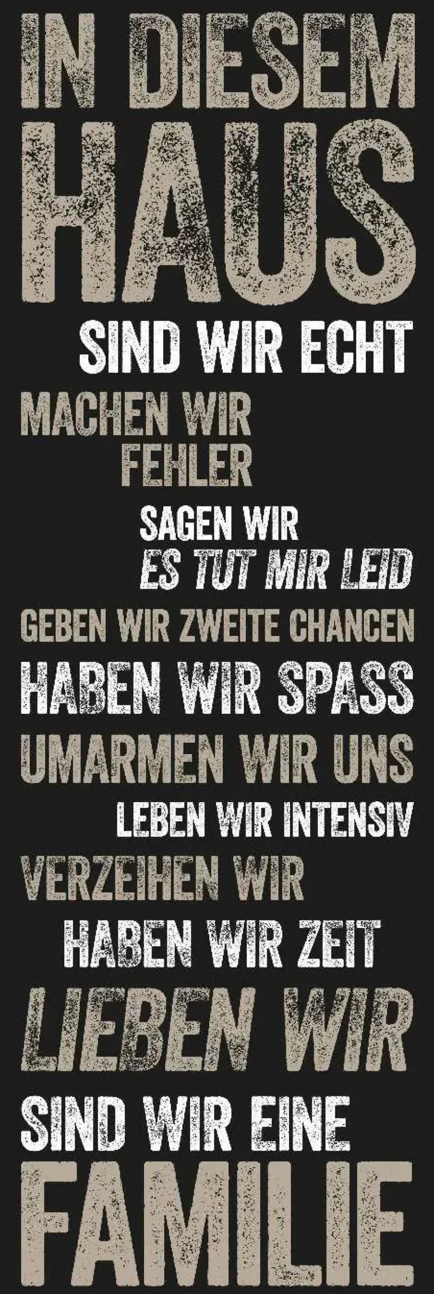 Jumboposter In Diesem Haus, Nr. 26