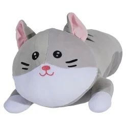 Katze, Lang/grau, 90 Cm