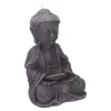Kerze Buddha, Dunkelgrau, 23 Cm
