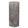 Kerze Rustik, Kaja/grau, 8.7 X 20 Cm
