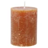 Kerze Rustik, Lara, Cognac, 9 Cm