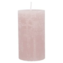 Kerze Rustik, Lara, Hell-apricot, 12 Cm