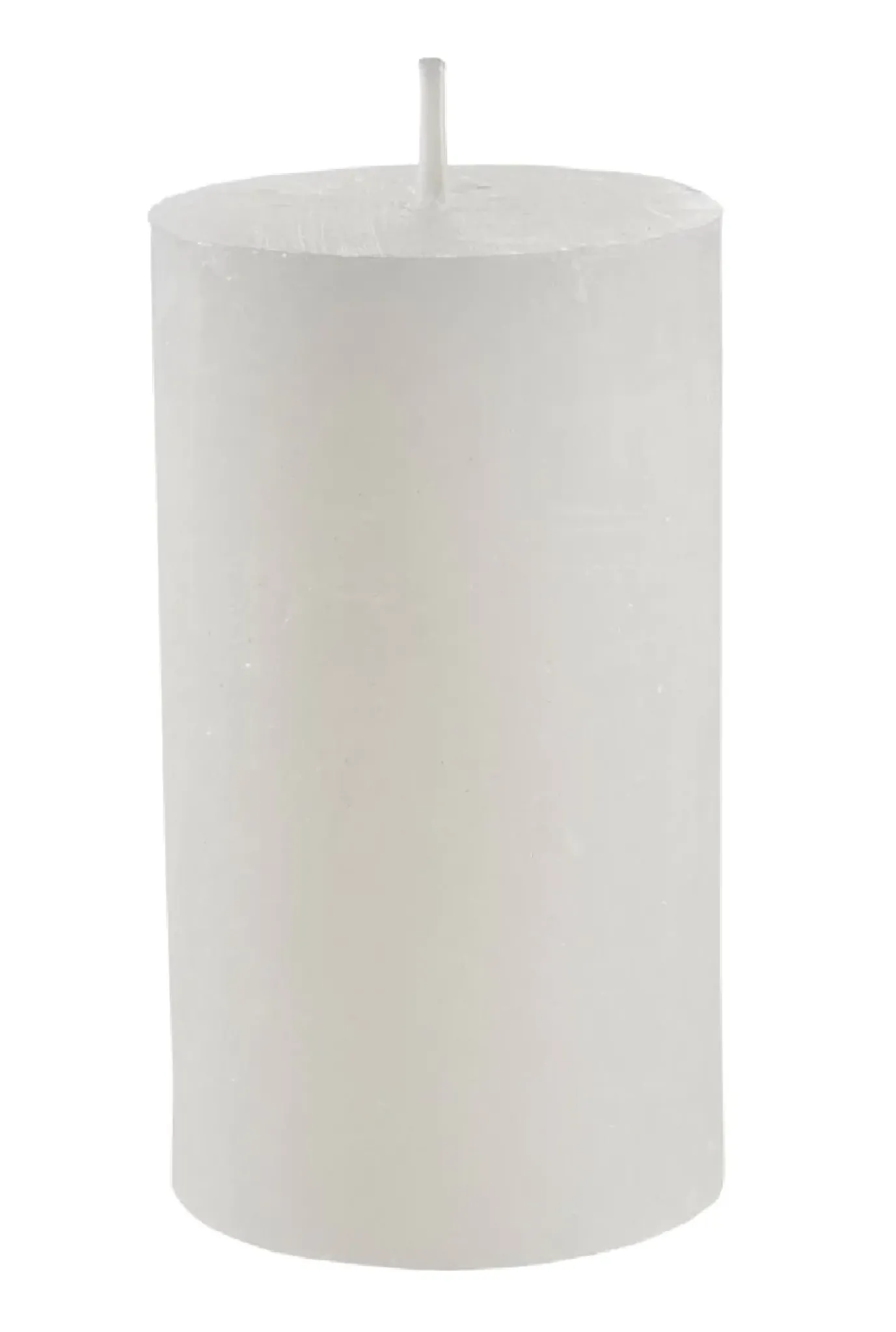 Kerze Rustik, Lara, Wollweiß, 12 Cm