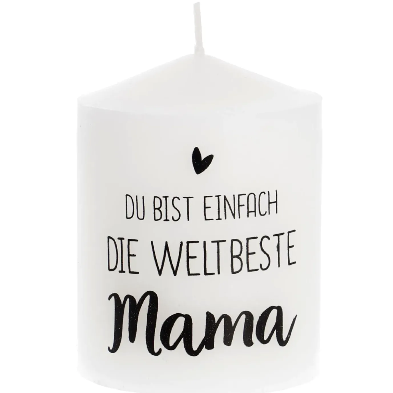 Kerze Spruch, Beste Mama, 6 X 8 Cm