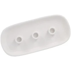 Kerzenhalter 3 Stabkerzen, Weiß