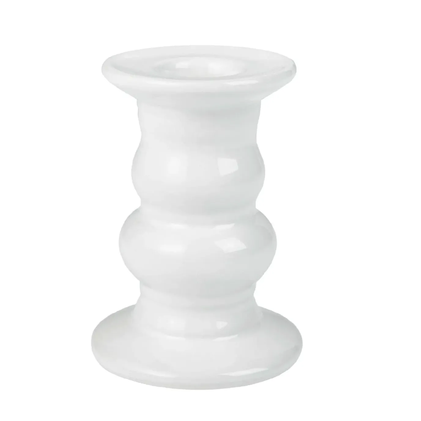 Kerzenständer Uni, Weiß, 7 X 11 Cm