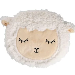 Kirschkernkissen Schaf, Flauschig, Weiß