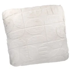 Kissen Design, Creme, 45 X 45 Cm