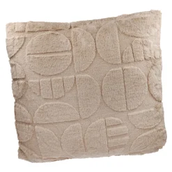 Kissen Design, Taupe, 45 X 45 Cm