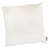 Kissen Samt-Rillen, Creme, 45 X 45 Cm