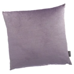 Kissen Samt-Rillen, Flieder, 45 X 45 Cm