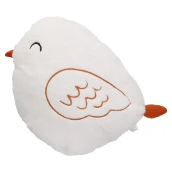 Kissen Vogel, Weiß, 42 X 37 Cm