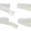 Klebeband Spitze, Weiß, 4x 1 Meter