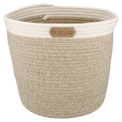 Korb Hoch, Rund/natur-weiß, 30 X 27 Cm