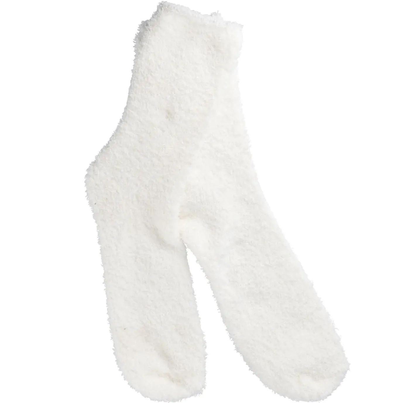 Kuschelsocken Uni, Offwhite, One Size