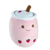 Kuscheltier Bubble Tea, Erdbeere, 25 Cm