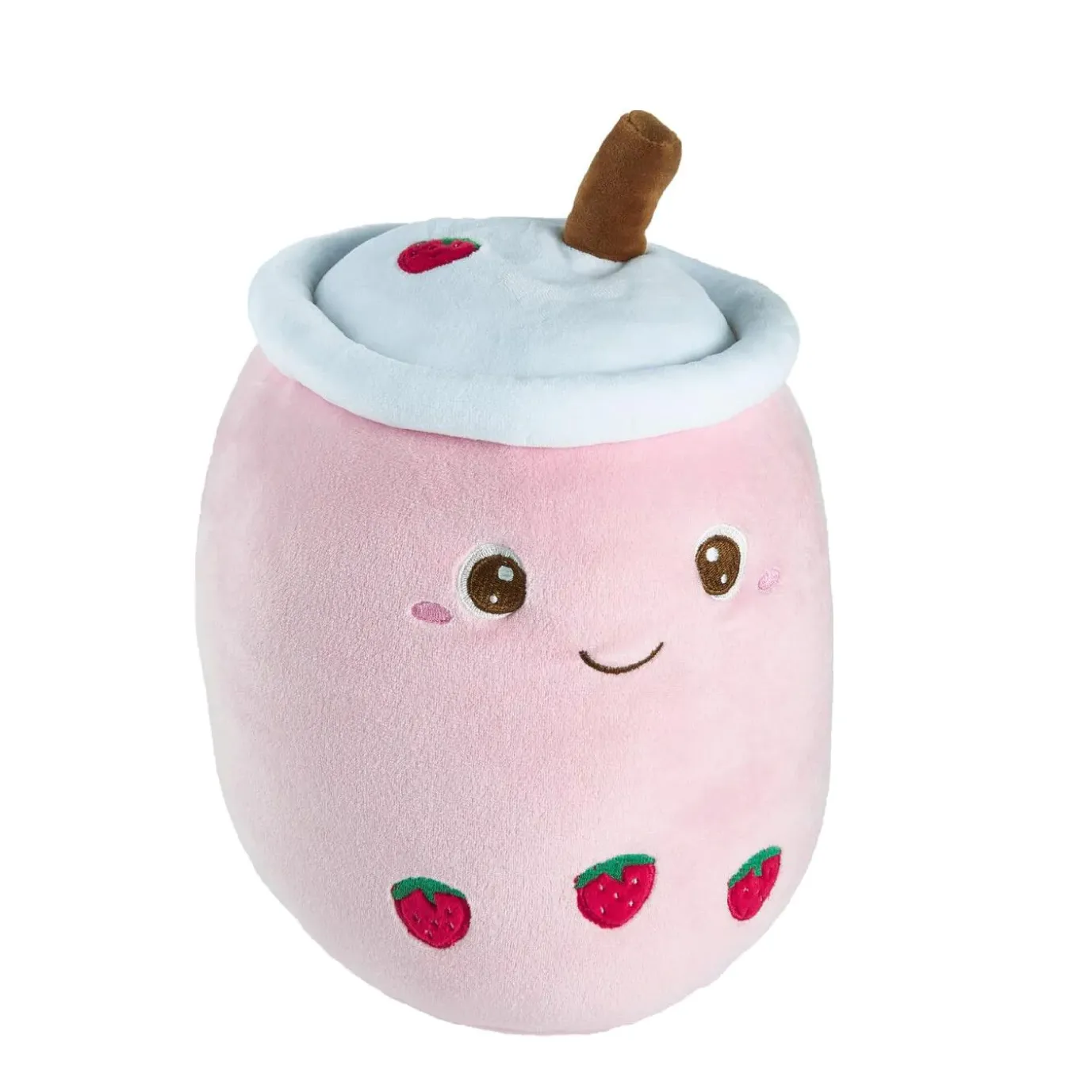 Kuscheltier Bubble Tea, Erdbeere, 25 Cm