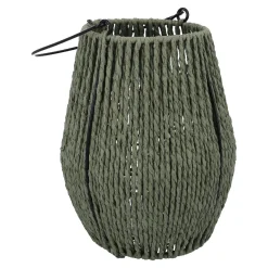 Laterne Seil, Grün, 21 Cm