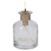LED-Kerze Glas Mit Kordel, Hoch