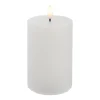 LED-Kerze Rustik, Hellcreme, 7.5 X 14.5 Cm