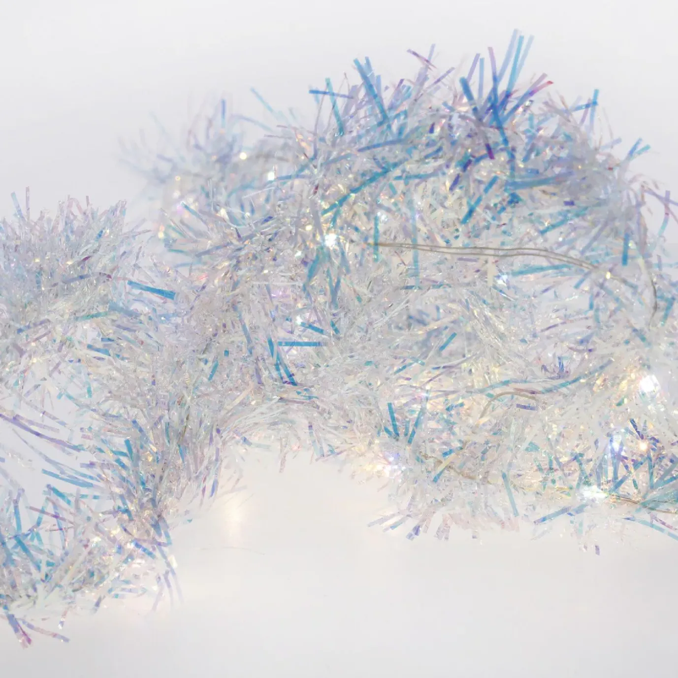 LED-Lichterkette, Irisierend/warm-weiß, 20er