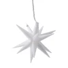 LED-Stern, 16 Zacken, Weiß, 12 Cm