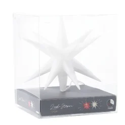 LED-Stern, 16 Zacken, Weiß, 12 Cm