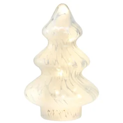 LED-Tanne Sprenkel, Weiß, 20 Cm