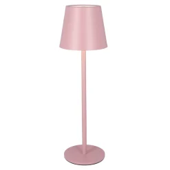 LED-Tischlampe Akku, Altrosa, 37 Cm