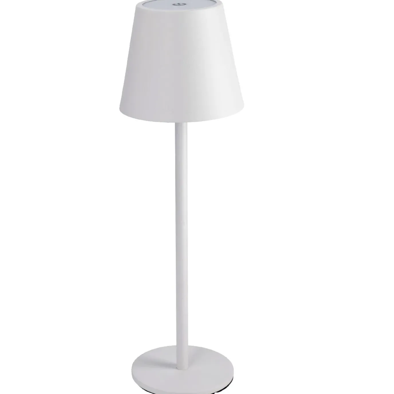 LED-Tischlampe Akku, Weiß, 37 Cm