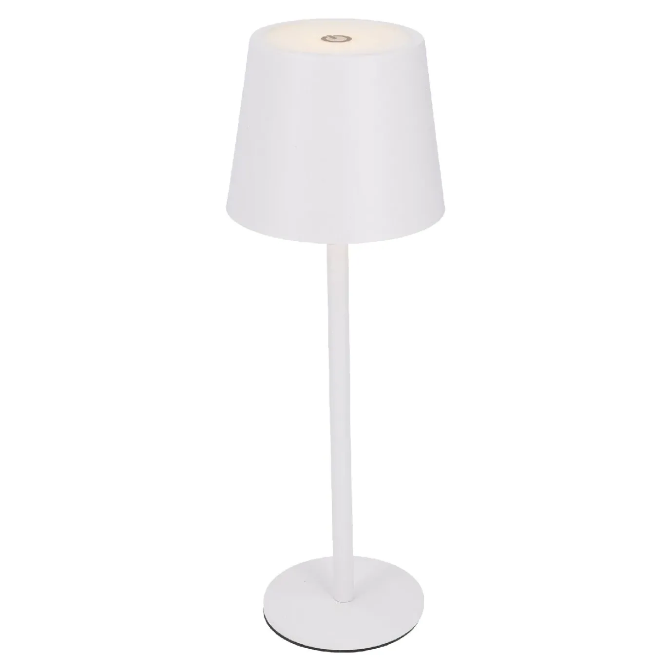 LED-Tischlampe Akku, Weiß, 28 Cm