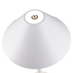 LED-Tischlampe Schirm, Weiß, 34 Cm