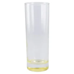 Longdrink-Glas Farbboden, Gelb, 300 Ml